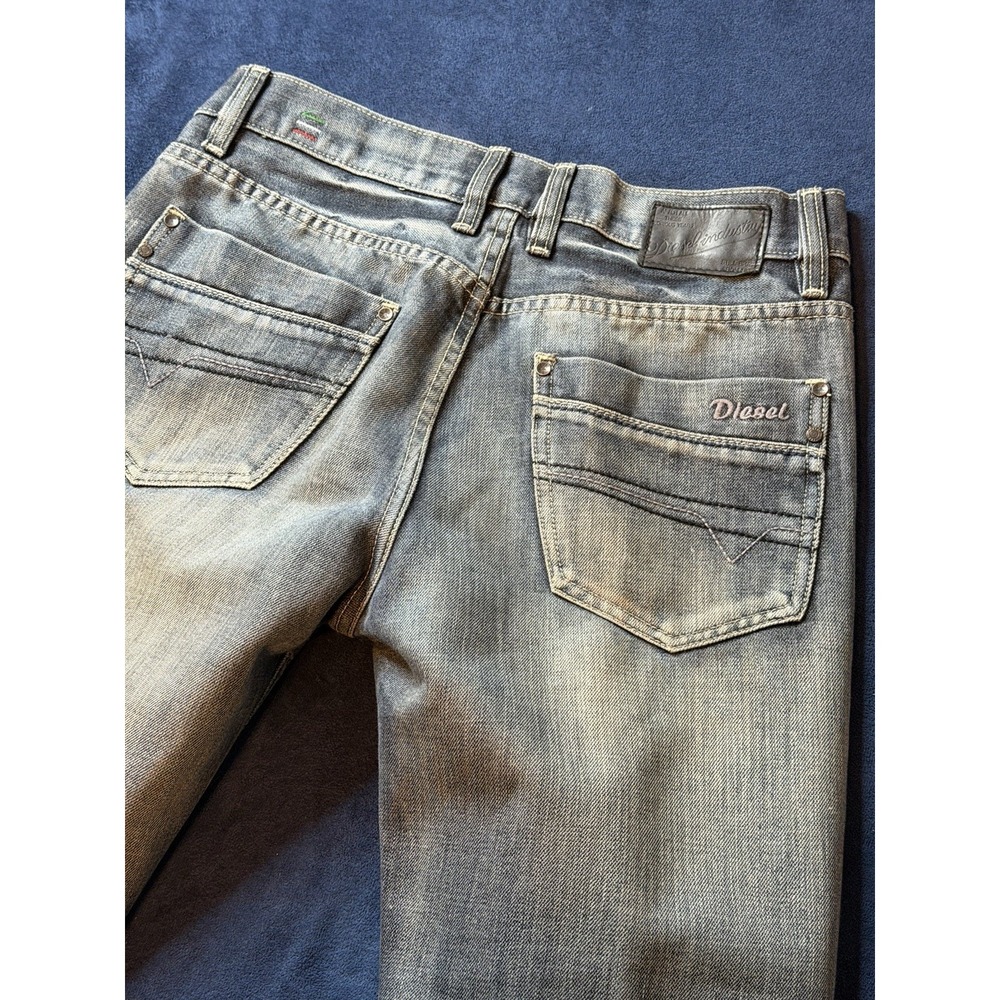 Vtg Diesel Industry Jeans Mens 32x32 Medium Blue Wash Made In Italy Straight
